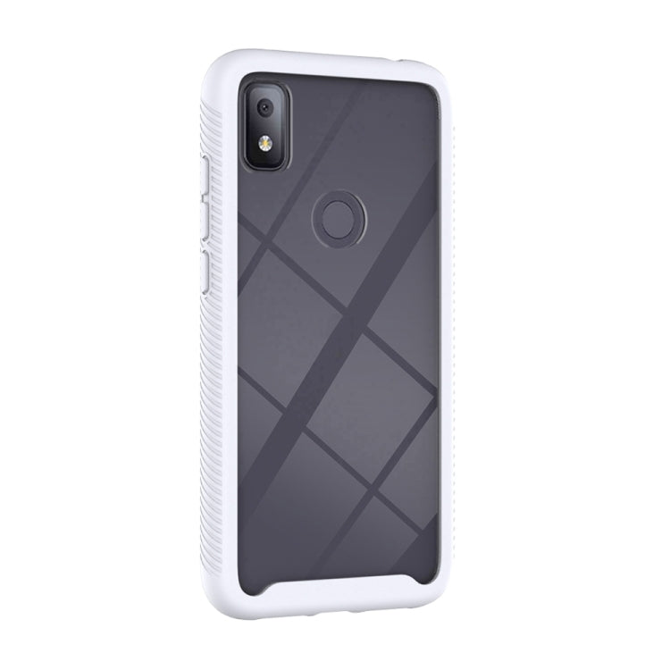 For T-Mobile REVVL 4 Starry Sky Solid Color Series Shockproof PC + TPU Protective Case