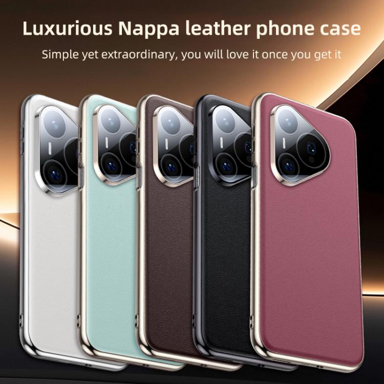 For Huawei Pura 70 Pro Skin Feel Leather Texture Cooling Phone Case