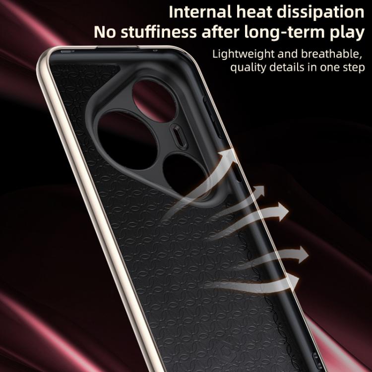 For Huawei Pura 80 5G Skin Feel Leather Texture Cooling Phone Case