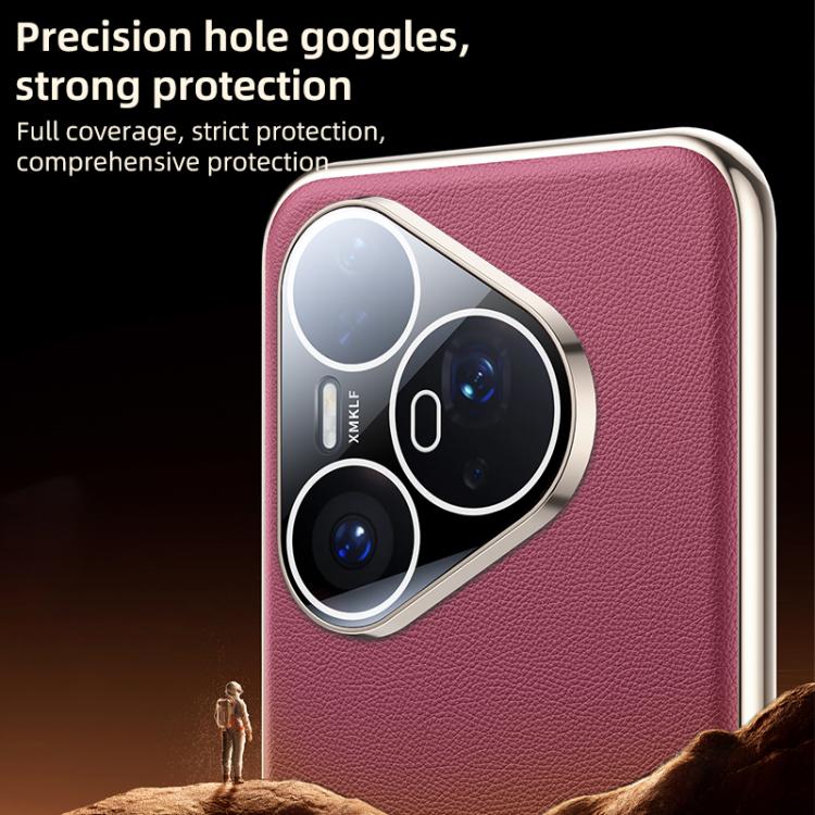 For Huawei Pura 80 5G Skin Feel Leather Texture Cooling Phone Case
