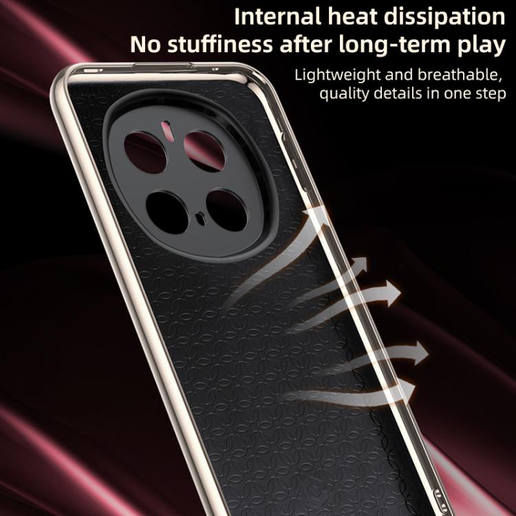 For Honor Magic7 Skin Feel Leather Texture Cooling Phone Case