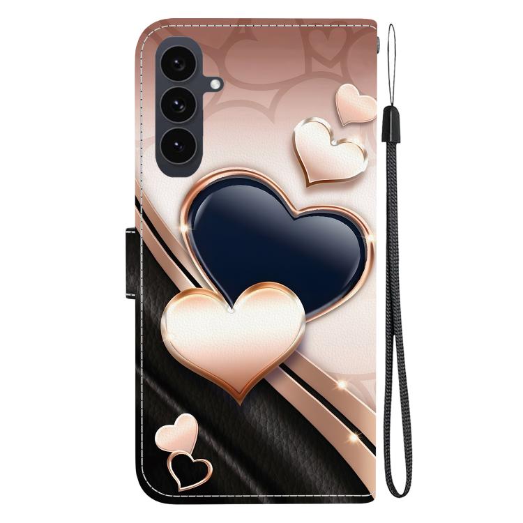 For Samsung Galaxy S25 FE 5G Crystal Texture Colored Drawing Leather Phone Case