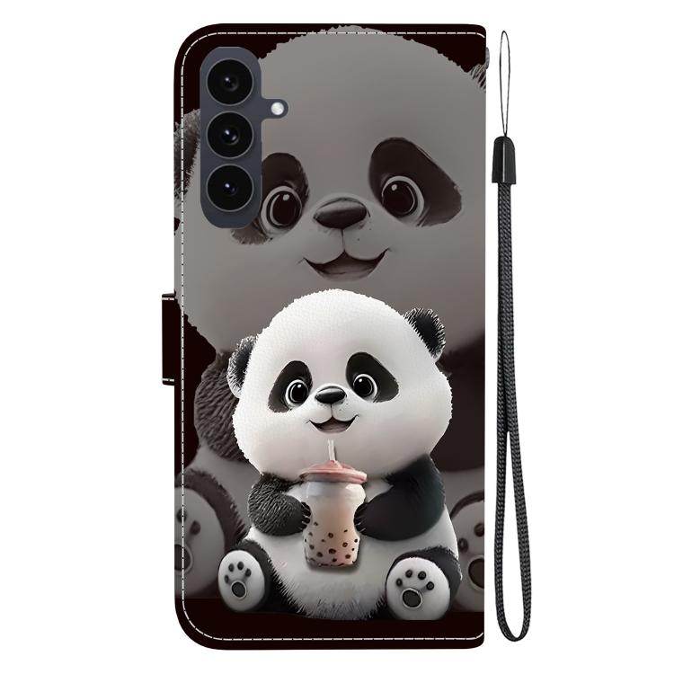 For Samsung Galaxy S25 FE 5G Crystal Texture Colored Drawing Leather Phone Case