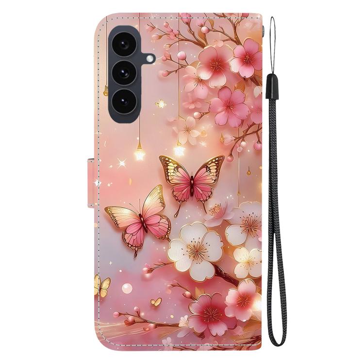 For Samsung Galaxy S25 FE 5G Crystal Texture Colored Drawing Leather Phone Case