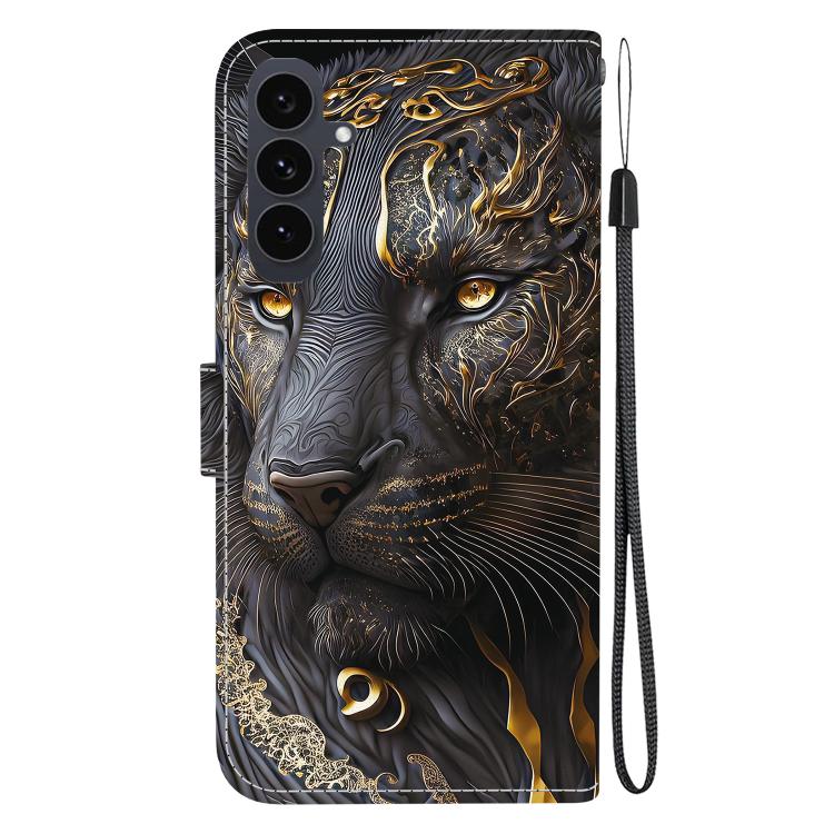 For Samsung Galaxy S25 FE 5G Crystal Texture Colored Drawing Leather Phone Case