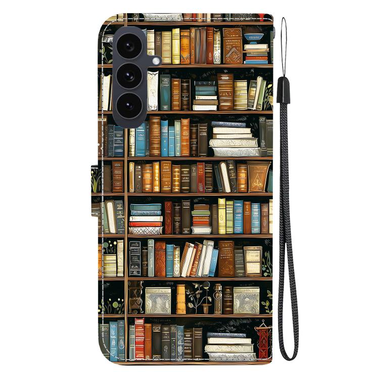For Samsung Galaxy S25 FE 5G Crystal Texture Colored Drawing Leather Phone Case