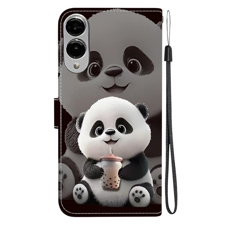 For Samsung Galaxy S25 Edge 5G Crystal Texture Colored Drawing Leather Phone Case