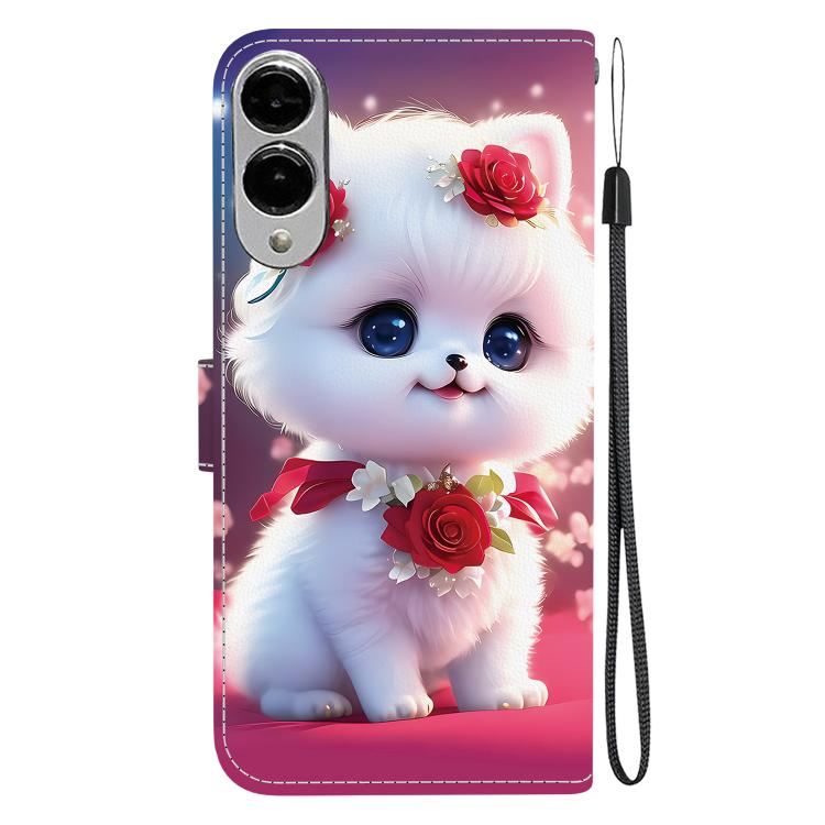 For Samsung Galaxy S25 Edge 5G Crystal Texture Colored Drawing Leather Phone Case