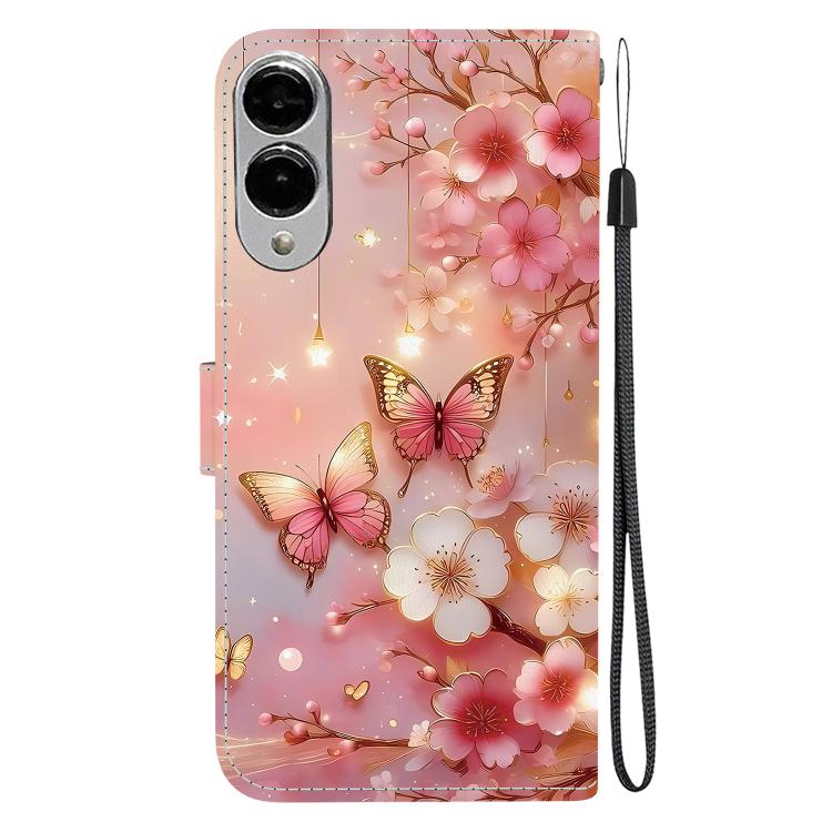 For Samsung Galaxy S25 Edge 5G Crystal Texture Colored Drawing Leather Phone Case