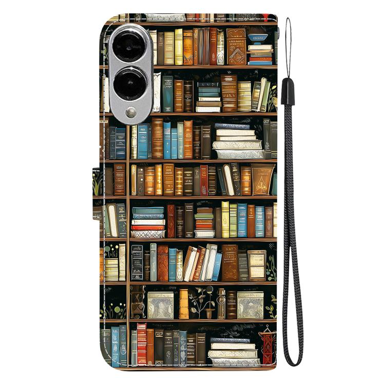 For Samsung Galaxy S25 Edge 5G Crystal Texture Colored Drawing Leather Phone Case