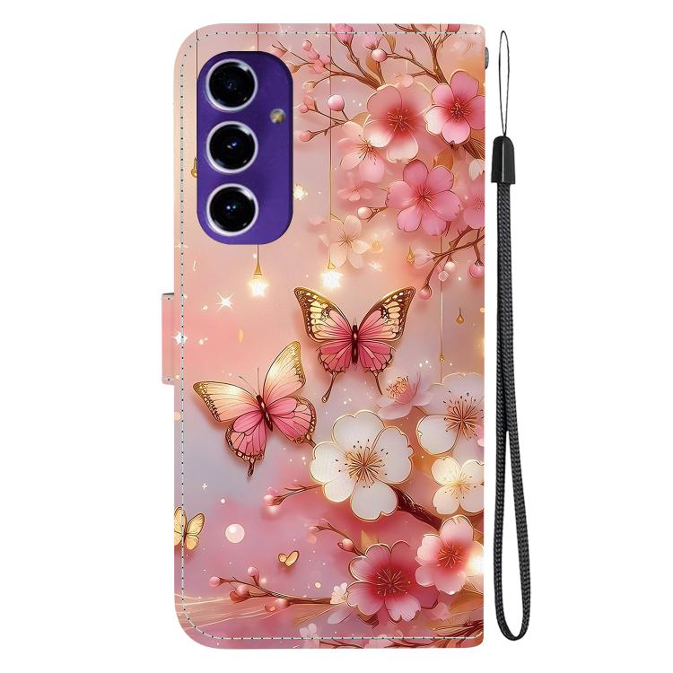 For Samsung Galaxy S24 FE 5G Crystal Texture Colored Drawing Leather Phone Case