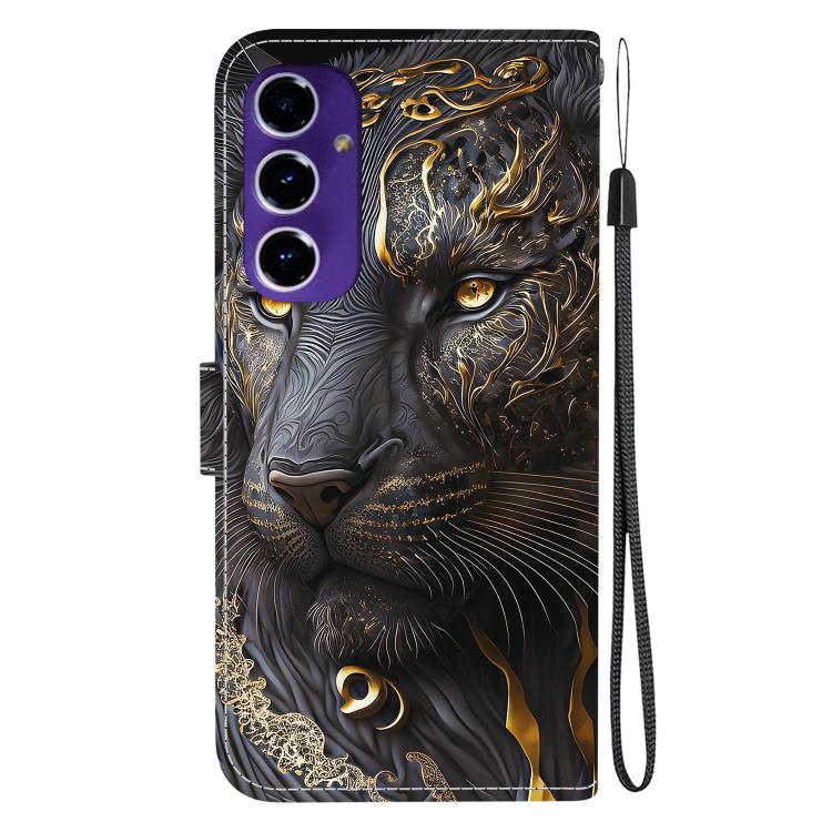 For Samsung Galaxy S24 FE 5G Crystal Texture Colored Drawing Leather Phone Case