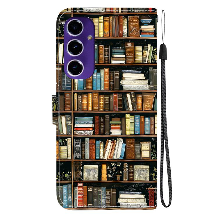 For Samsung Galaxy S24 FE 5G Crystal Texture Colored Drawing Leather Phone Case