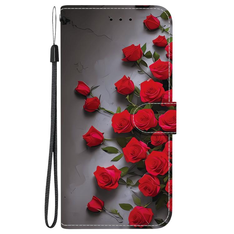 For Samsung Galaxy S24 FE 5G Crystal Texture Colored Drawing Leather Phone Case