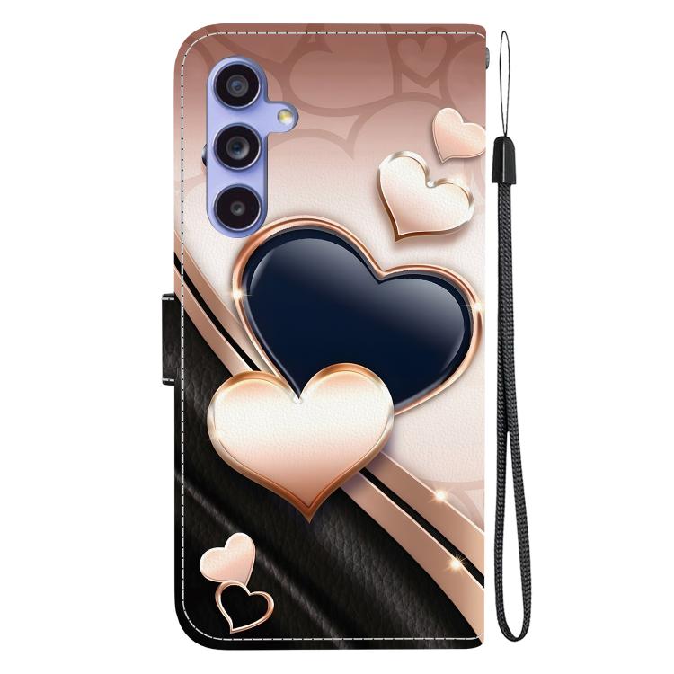 For Samsung Galaxy S23 FE 5G Crystal Texture Colored Drawing Leather Phone Case