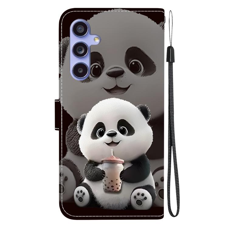 For Samsung Galaxy S23 FE 5G Crystal Texture Colored Drawing Leather Phone Case