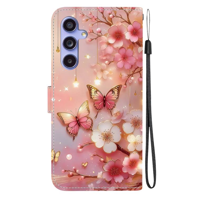 For Samsung Galaxy S23 FE 5G Crystal Texture Colored Drawing Leather Phone Case
