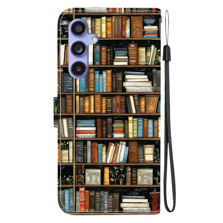 For Samsung Galaxy S23 FE 5G Crystal Texture Colored Drawing Leather Phone Case