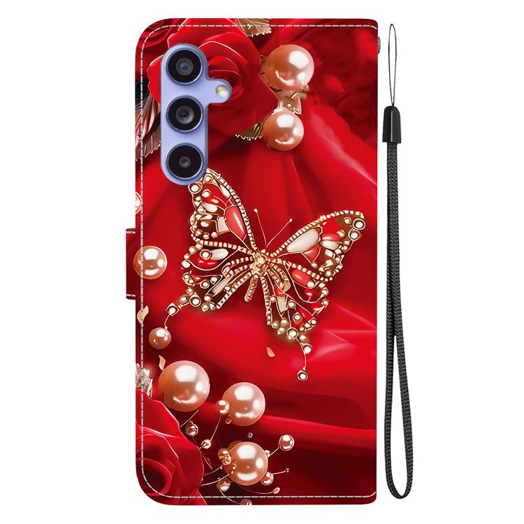 For Samsung Galaxy S23 FE 5G Crystal Texture Colored Drawing Leather Phone Case