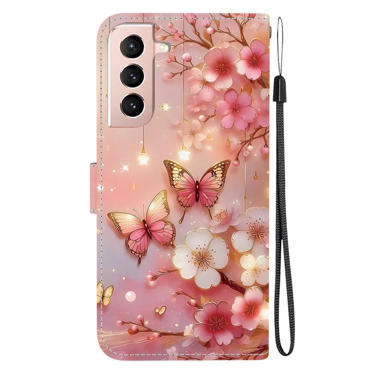 For Samsung Galaxy S22 5G Crystal Texture Colored Drawing Leather Phone Case