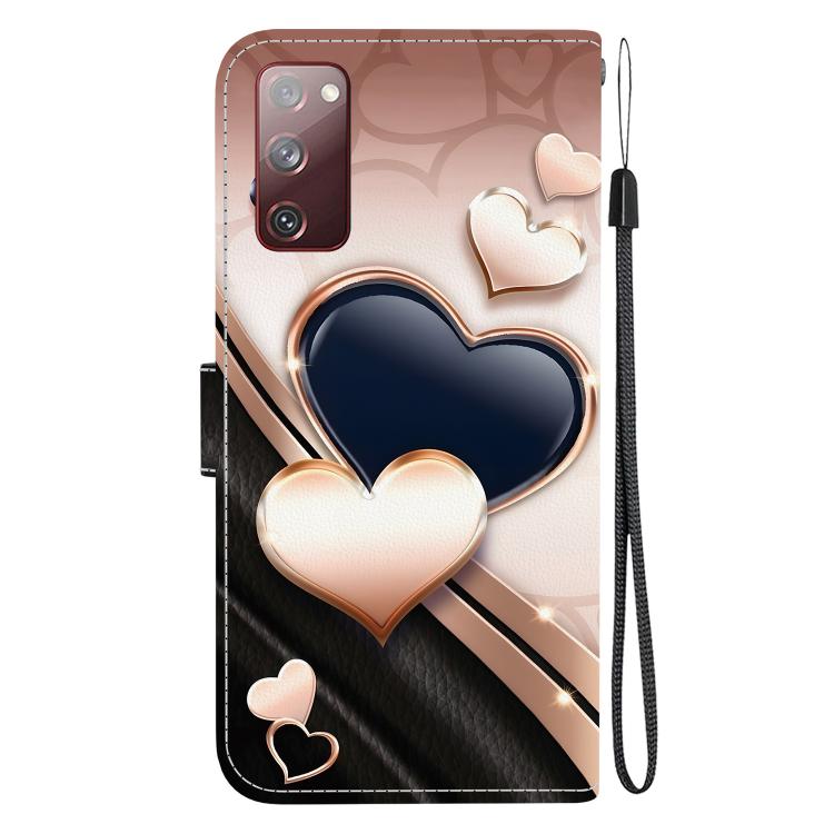 For Samsung Galaxy S20 FE Crystal Texture Colored Drawing Leather Phone Case