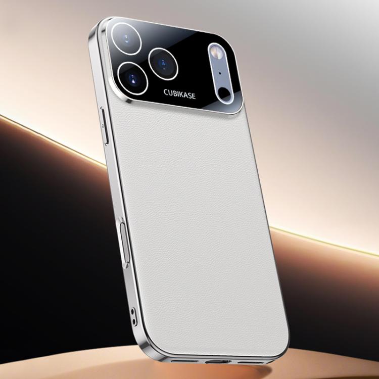For iPhone 17 Pro Skin Feel Leather Texture Cooling Phone Case