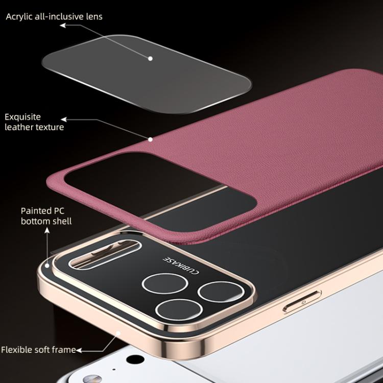 For iPhone Air Skin Feel Leather Texture Cooling Phone Case