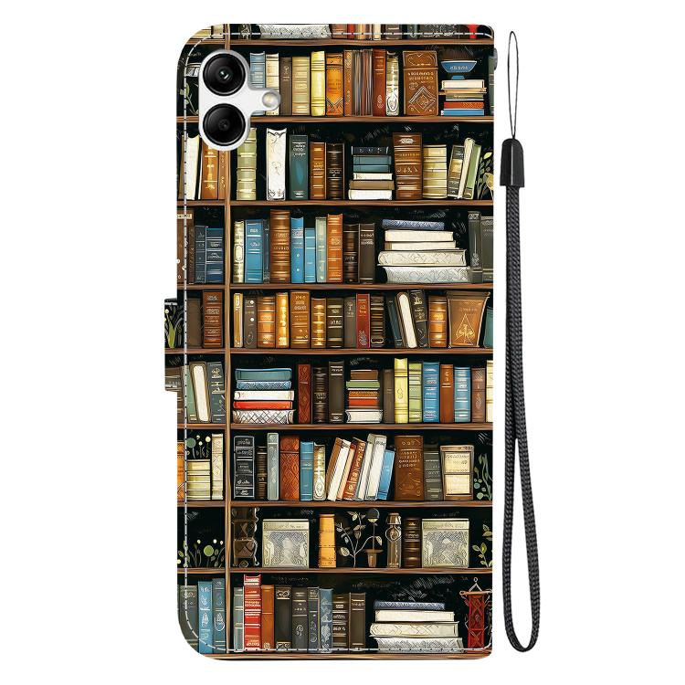 For Galaxy A04e / F04 / M04 Crystal Texture Colored Drawing Leather Phone Case