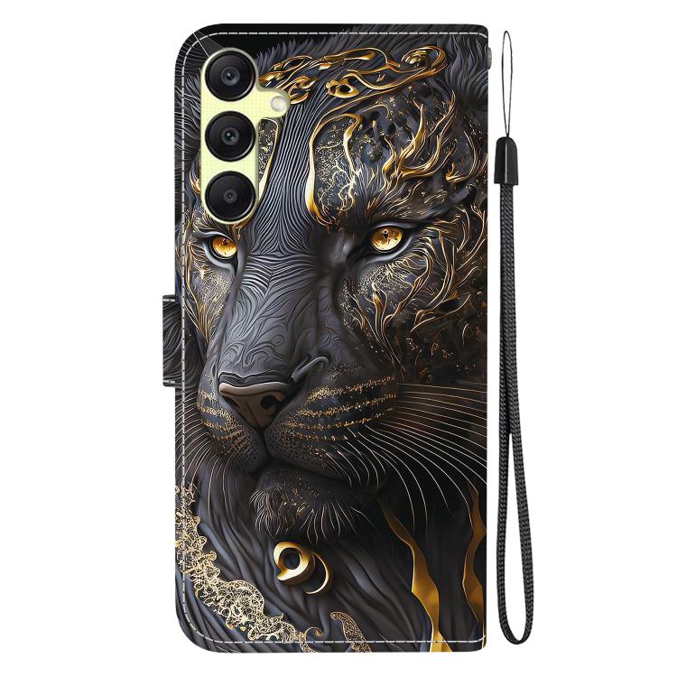 For Galaxy A05 Crystal Texture Colored Drawing Leather Phone Case