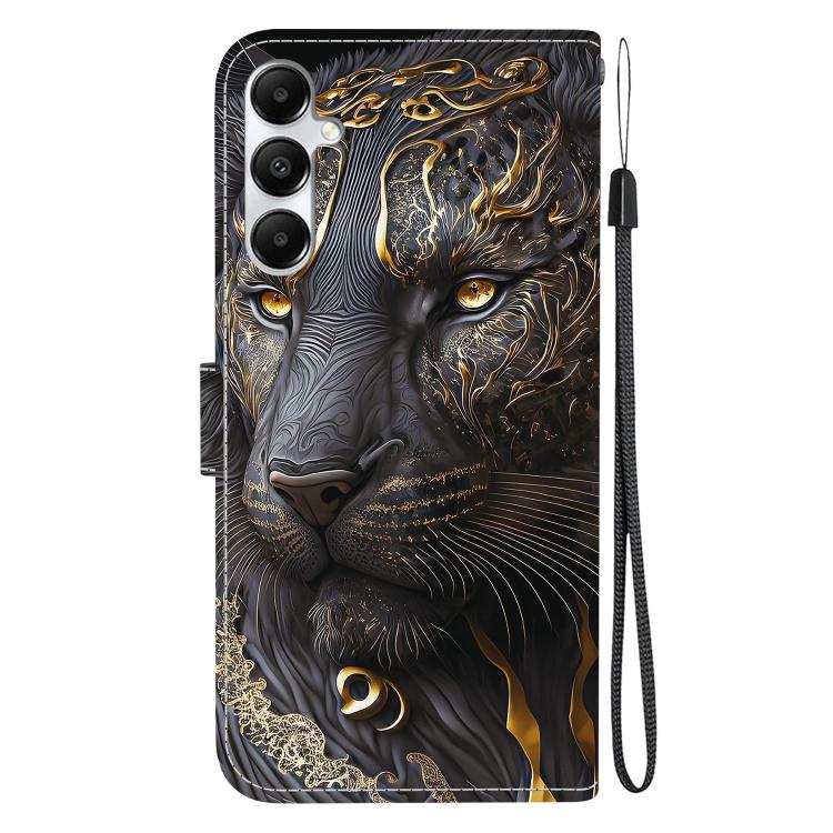 For Galaxy A05s Crystal Texture Colored Drawing Leather Phone Case