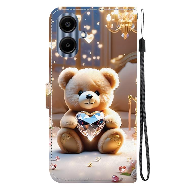 For Galaxy A07 4G / 5G / A06 4G / 5G Crystal Texture Colored Drawing Leather Phone Case