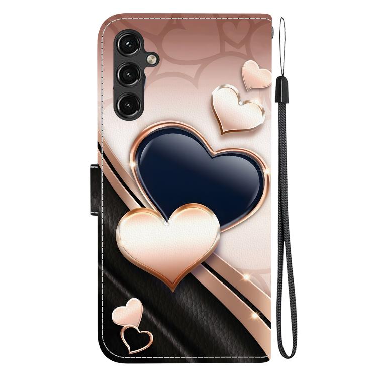 For Galaxy A14 4G / 5G Crystal Texture Colored Drawing Leather Phone Case
