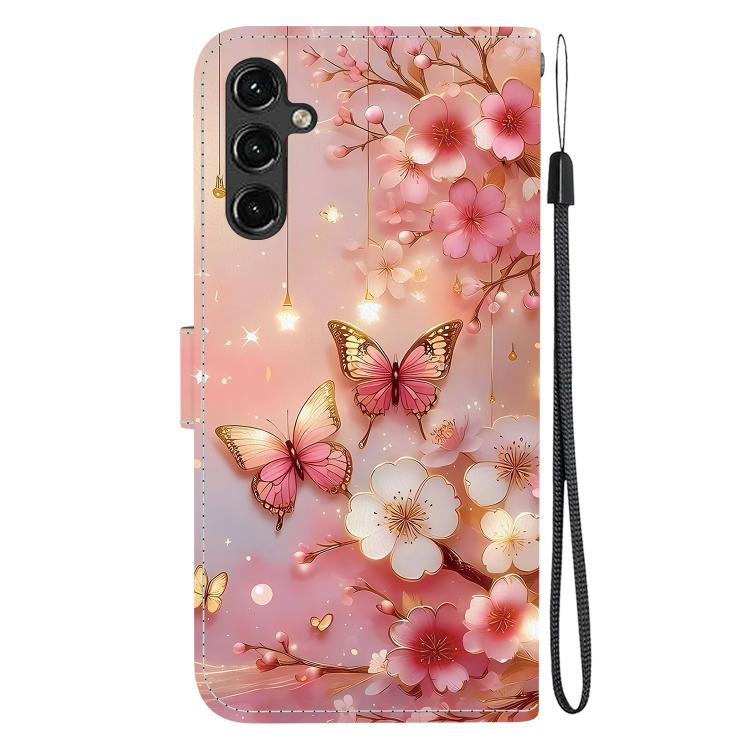 For Galaxy A14 4G / 5G Crystal Texture Colored Drawing Leather Phone Case