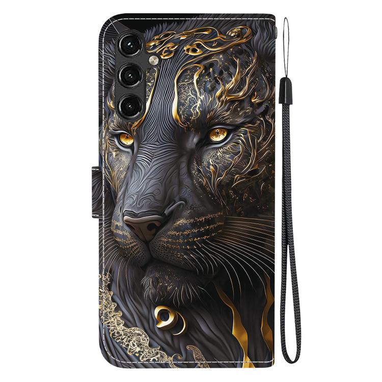 For Galaxy A14 4G / 5G Crystal Texture Colored Drawing Leather Phone Case