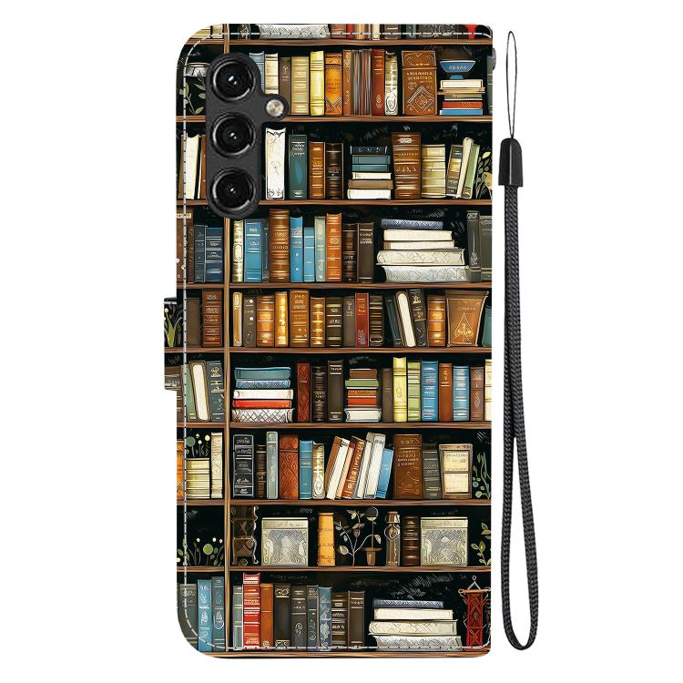 For Galaxy A14 4G / 5G Crystal Texture Colored Drawing Leather Phone Case