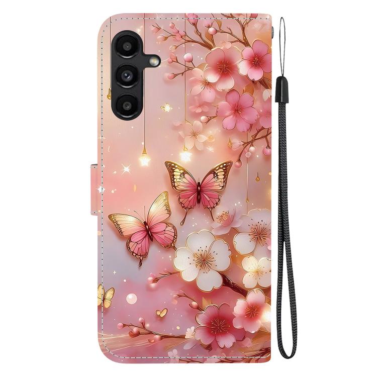 For Galaxy A15 4G / 5G Crystal Texture Colored Drawing Leather Phone Case