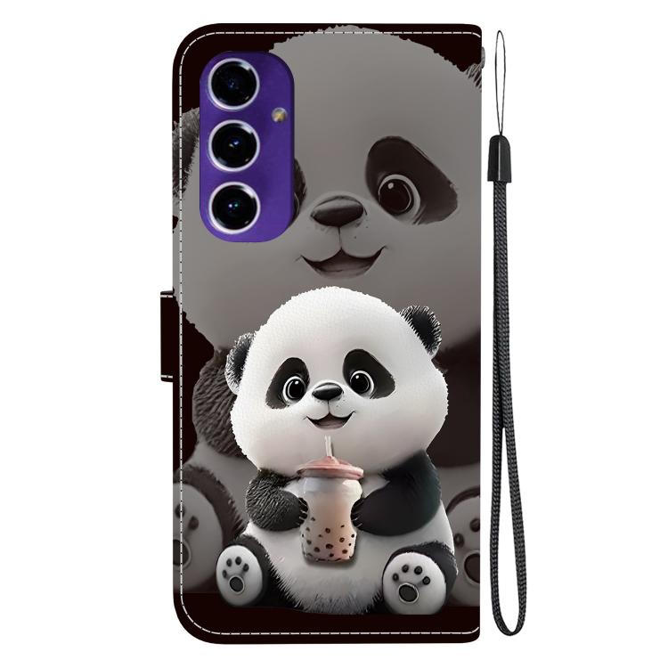 For Galaxy A16 4G / 5G Crystal Texture Colored Drawing Leather Phone Case