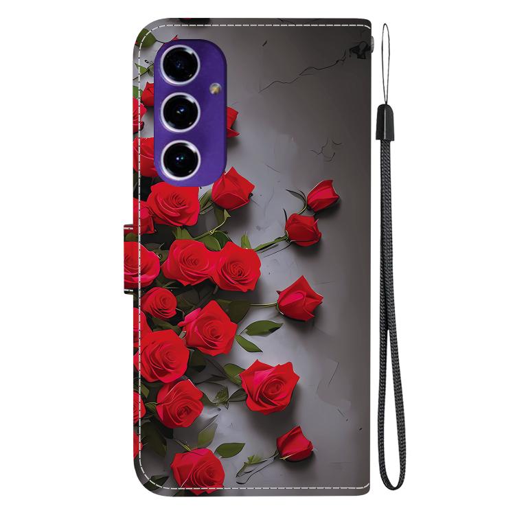For Galaxy A16 4G / 5G Crystal Texture Colored Drawing Leather Phone Case