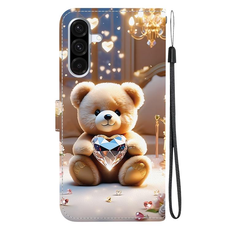 For Galaxy A17 5G / A26 5G Crystal Texture Colored Drawing Leather Phone Case