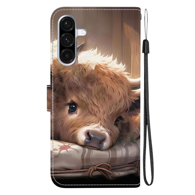 For Galaxy A17 5G / A26 5G Crystal Texture Colored Drawing Leather Phone Case