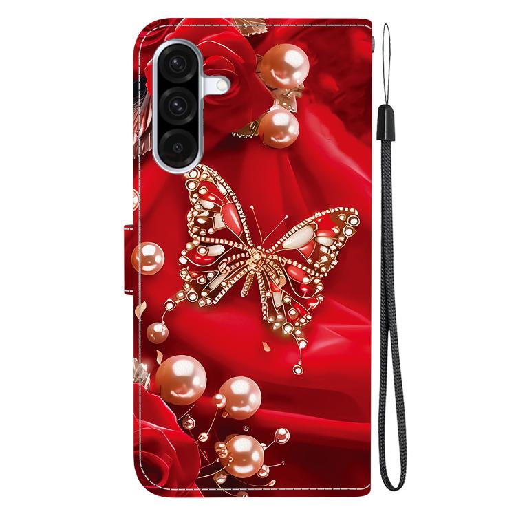 For Galaxy A17 5G / A26 5G Crystal Texture Colored Drawing Leather Phone Case
