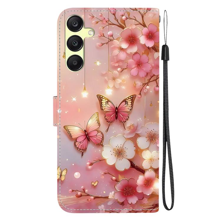 For Galaxy A25 5G Crystal Texture Colored Drawing Leather Phone Case