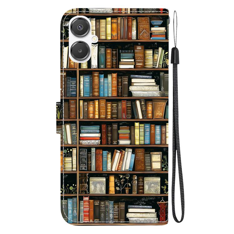 For Galaxy A25e / A25 5G JP Crystal Texture Colored Drawing Leather Phone Case
