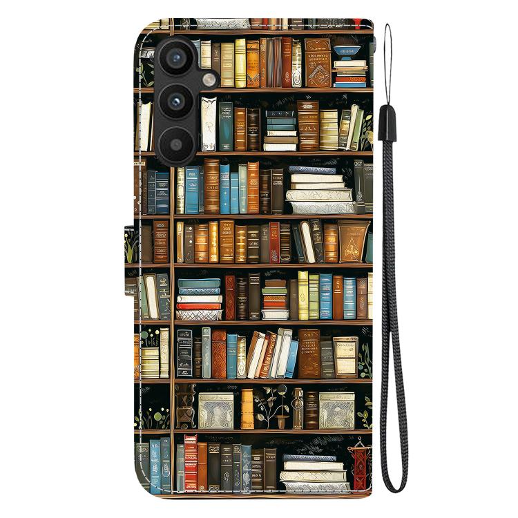 For Galaxy A34 5G Crystal Texture Colored Drawing Leather Phone Case