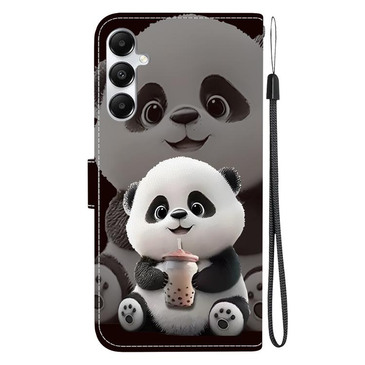 For Galaxy A35 5G Crystal Texture Colored Drawing Leather Phone Case