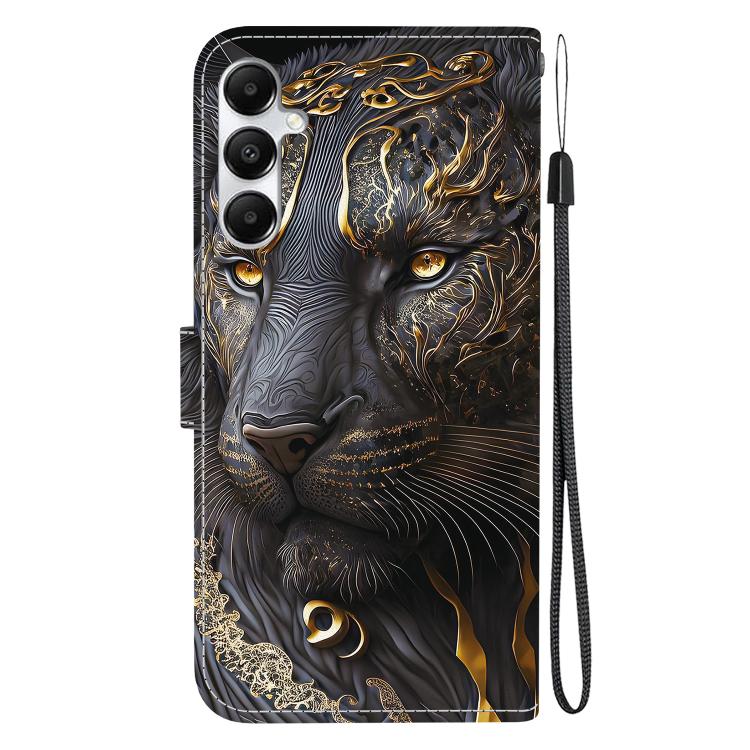 For Galaxy A35 5G Crystal Texture Colored Drawing Leather Phone Case