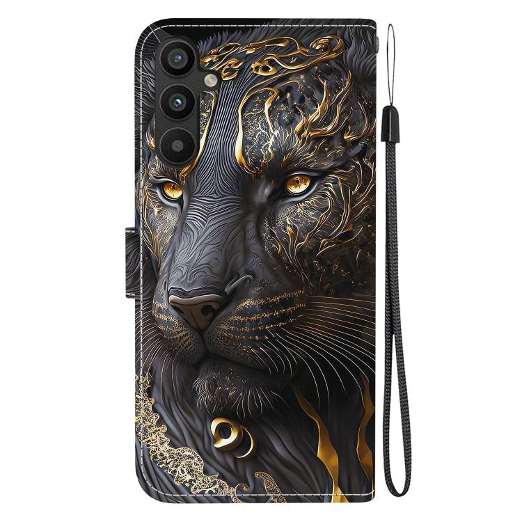 For Galaxy A54 5G Crystal Texture Colored Drawing Leather Phone Case
