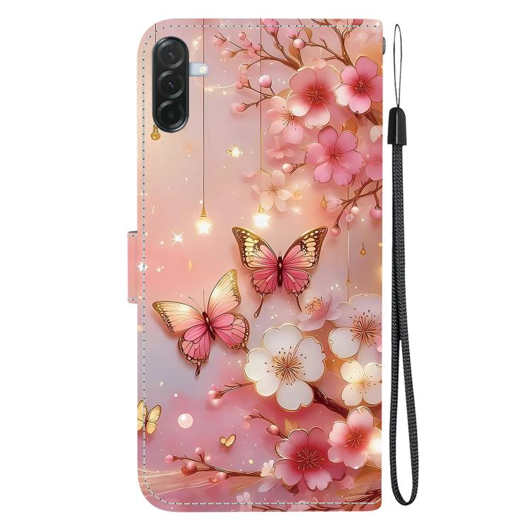 For Galaxy A57 5G Crystal Texture Colored Drawing Leather Phone Case
