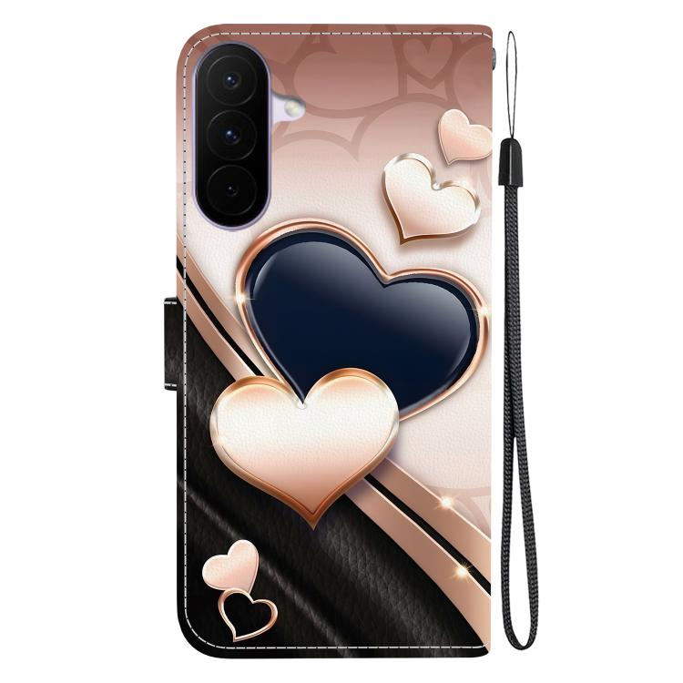 For Galaxy A27 5G Crystal Texture Colored Drawing Leather Phone Case