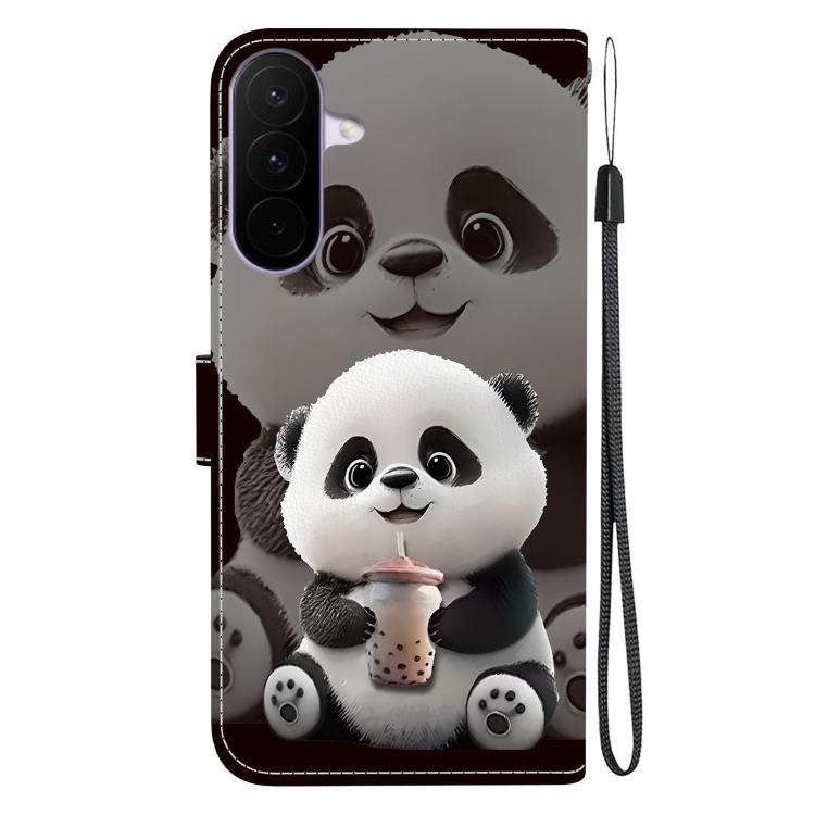 For Galaxy A27 5G Crystal Texture Colored Drawing Leather Phone Case